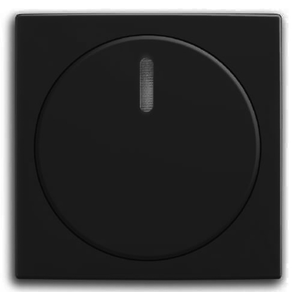 Накладка светорегулятора поворотного ABB Basic 55 цвет черный (2115-95)