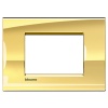 Рамка прямоугольная LivingLight 3 модуля, цвет Золото Bticino