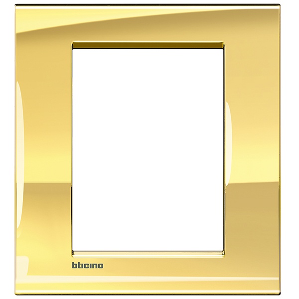 Рамка прямоугольная LivingLight 3+3 модуля, цвет Золото Bticino