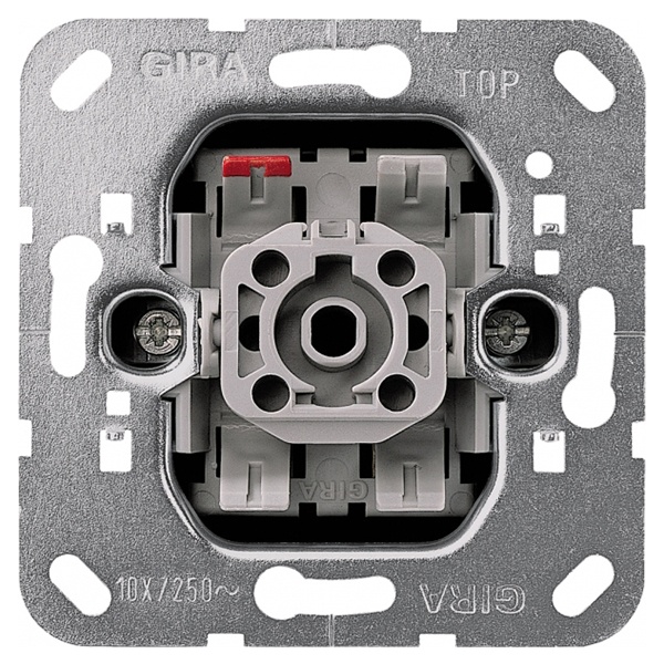 Выключатель кнопочный 1-клавишный 10А 250В Gira механизм