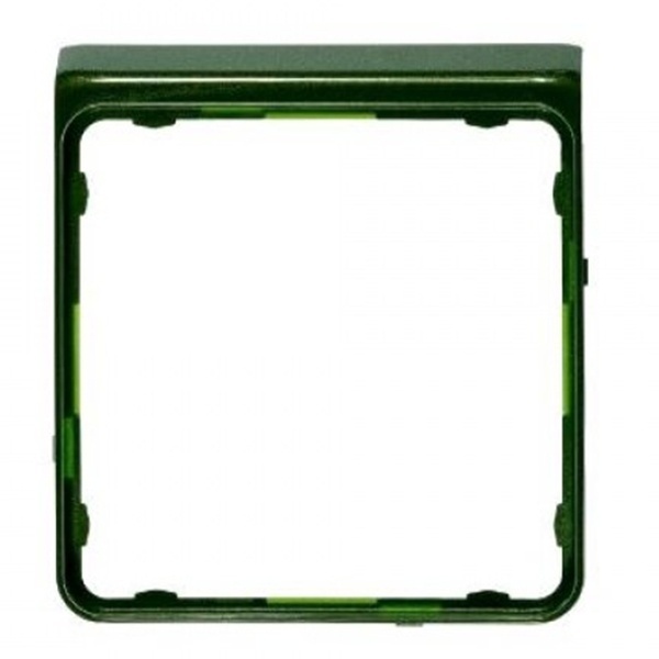 Внешняя цветная рамка Jung CD Plus Зеленый металлик