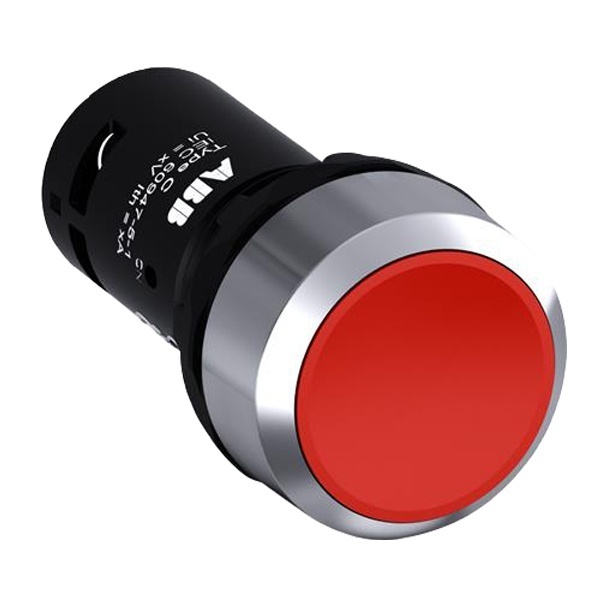 Кнопка ABB CP1-30R-01 красная без фиксации 1НЗ