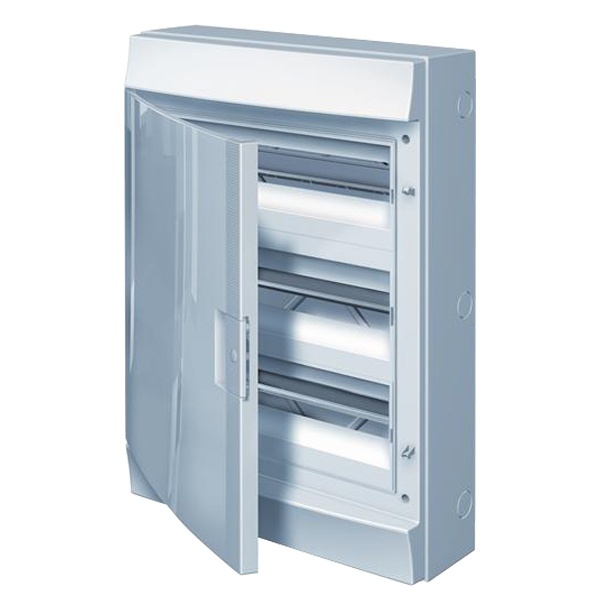 Влагозащищенный настенный шкаф ABB Mistral65 54М (3х18) непрозрачная дверь без клеммников 65P18X31