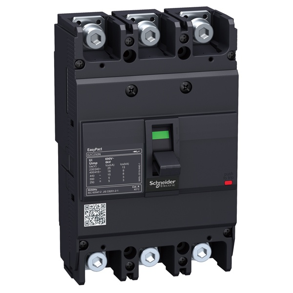 Автоматический выключатель Schneider Electric EZC250F 125A 18 кА/400В 3П3Т (автомат электрический)