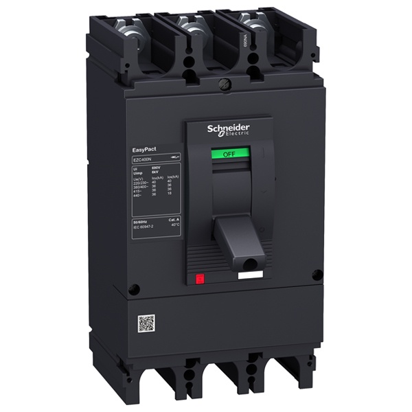 Автоматический выключатель Schneider Electric EZC400N 400A 36кА/415В 3П3Т (автомат электрический)