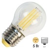 Лампа филаментная шарик Feron LB-61 5W 2700K 230V 530lm E27 filament теплый свет