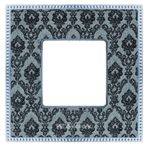 Рамка 1-ная Fede Belle Epoque Tapestry, decornoir-bright chrome