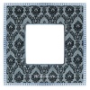 Рамка 1-ная Fede Belle Epoque Tapestry, decornoir-bright chrome