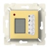 Термостат многофункциональный (датчик температуры пола в комплекте) Fede, Bright Gold/бежевый