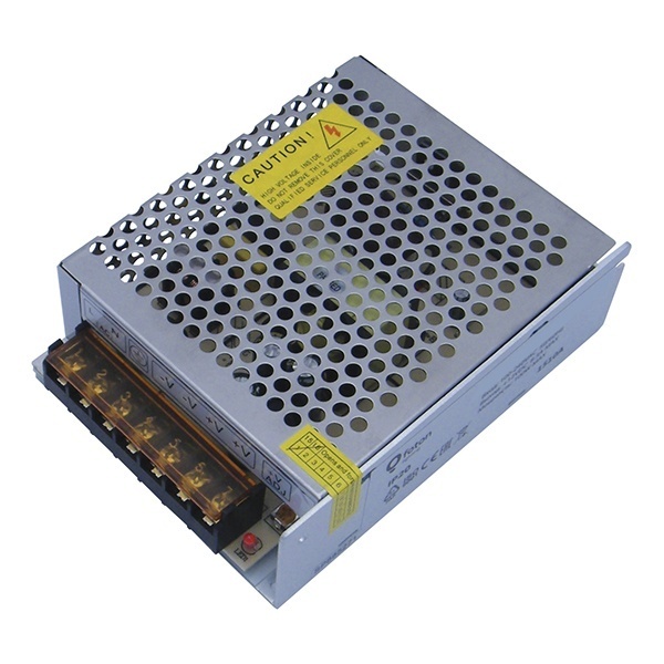 Блок питания FL-PS SLV12600 600W 12V IP20 для светодидной ленты 200х99х50мм 700г метал.