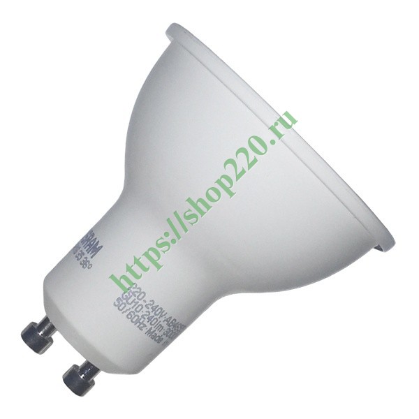 Лампа светодиодная Osram LED PAR16 35 3,6W/850 36° 230lm 220V GU10
