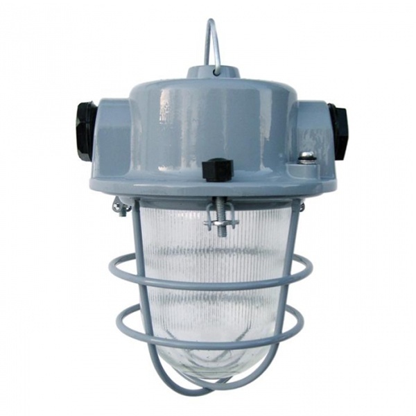 Светильник подвесной НСР 01-100 Шахтер 100Вт Е27 литой корпус IP54 с решеткой