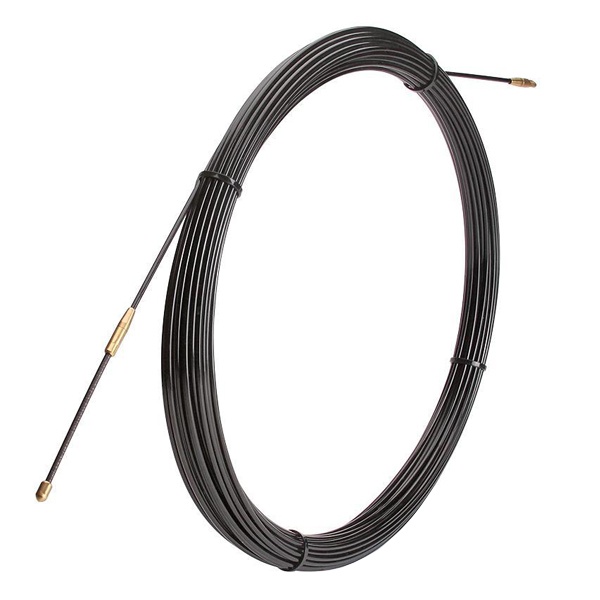 Протяжка кабельная нейлоновая NP d4mm L30m черный Fortisflex (NP-4.0/30)