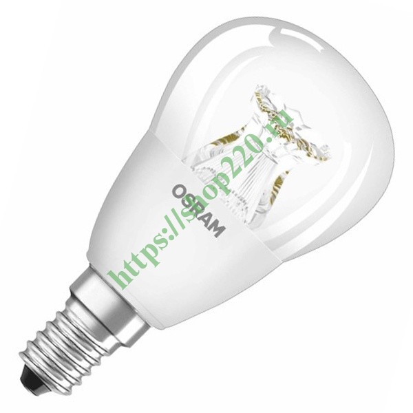 Лампа светодиодная шарик Osram LED CLAS P CL 40 6W/827 DIM 470lm 220V E14