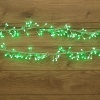 Гирлянда Мишура LED, 6м прозрачный ПВХ, 576LED 230V цвет зеленый