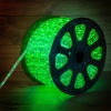 Светодиодный дюралайт 2W зеленый 24 LED/1,6Вт/м, постоянное свечение, D13мм, бухта 100м
