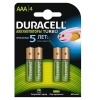 Аккумулятор AAA HR03 1.2V 900mAh Duracell TURBO (упаковка 4шт) 098350