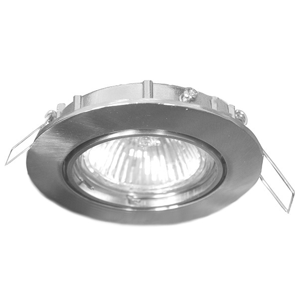 Светильник точечный Osram HALOGEN ECO KIT 50W CR никелированный поворотный+лампа+транс d83/d72x100mm