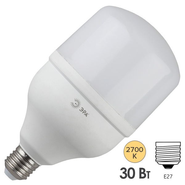 Лампа светодиодная LED POWER T100 30W 2700K E27 ЭРА 562958