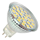 Лампы светодиодные LED MR16 220V, с цоколем GU5.3