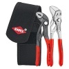 Набор в поясной сумке Knipex мини-клещи на 1 дюйм 2 штуки, переставные Cobra и гаечный ключ