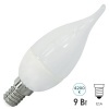 Лампа светодиодная свеча на ветру FL-LED CA37 9W 4200К 220V E14 840Lm 37x108mm