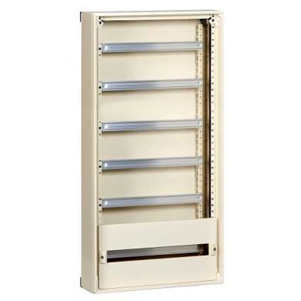 Навесной комплектный шкаф (без двери) Prisma Schneider Electric 1080x555x157мм 6x24 модуля RAL 9001