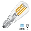 Лампа светодиодная для холодильника Osram PT2625 2,8W/865 230V CL E14 250lm Filament