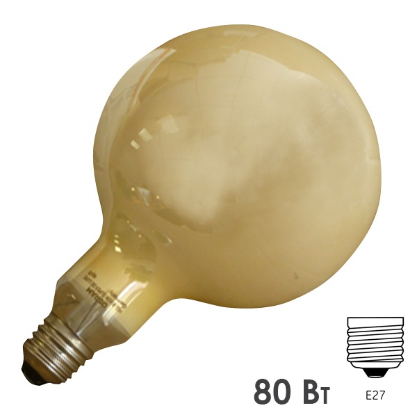 Лампа ртутная газоразрядная HQL B 80W SUPER DE LUXE E27 шар высокого давления (ДРЛ) Osram