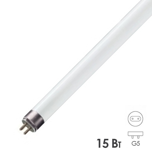 Лампа в ловушки для насекомых LightBest BL 15W MINI T5 G5 355-385nm L288mm сушка гель-лака-полимер