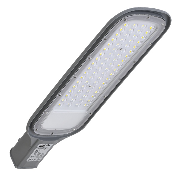 Консольный светодиодный светильник LED ДКУ 1012-100Ш 100W 5000К IP65 серый IEK