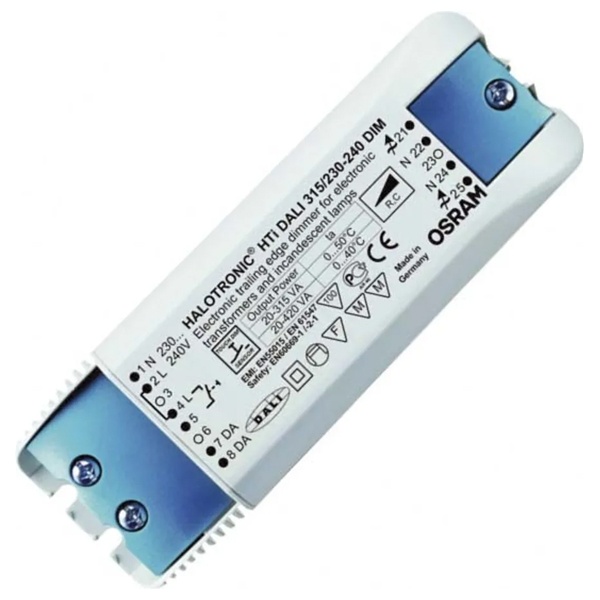 Трансформатор электронный OSRAM HTi DALI 315W DIM 230-240V 153x54x36mm (для 12V +HTM)