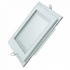 Светильник встраиваемый Gauss Glass квадрат 6W 4000K 490lm L-100 l-70 h-35 декоратив стекло IP20 LED