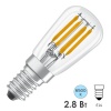Лампа светодиодная для холодильника Osram PT2625 2,8W/865 220-240V CL E14 250lm d63x26mm Filament