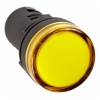 Лампа TDM AD-16DS(LED)матрица d16мм желтый 24В AC/DC