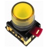 Лампа ИЭК AL-22TE сигнальная d22мм желтый неон/240В цилиндр