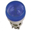 Лампа ИЭК ENR-22 сигнальная d22мм синий неон/240В цилиндр