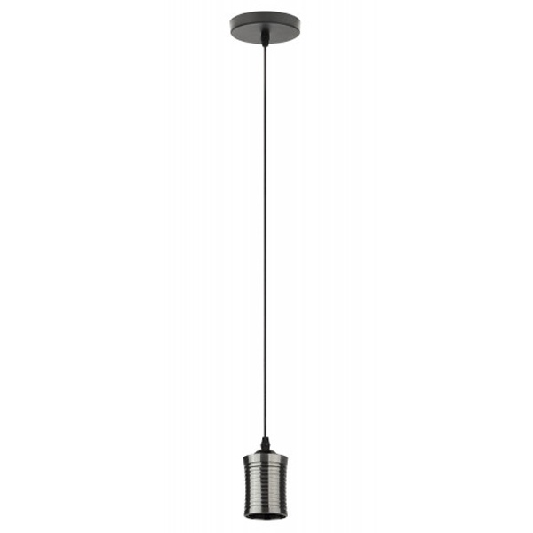 Светильник подвесной ЭРА PL13 E27 - 2 PB, цоколь Е27, провод 1 м, цвет жемчужно-черный