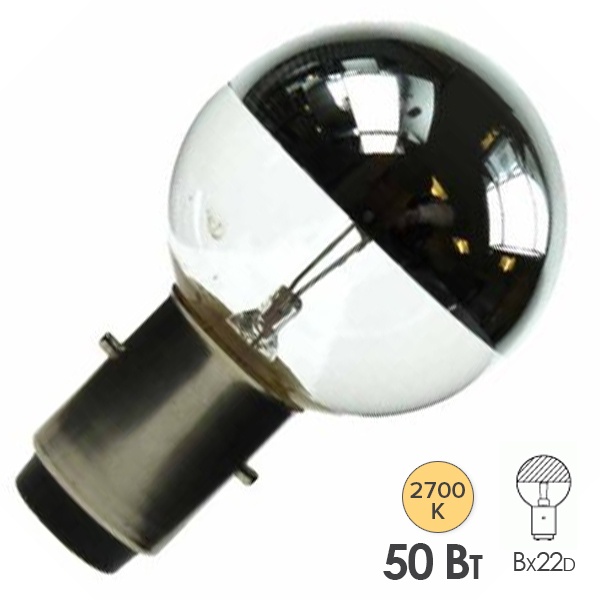 Лампа специальная галогенная Top Mirror 24V 50W Bx22d для бестеневого светильника