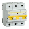 Автоматический выключатель ВА47-150 3Р 125А 15кА характеристика С ИЭК (автомат электрический)