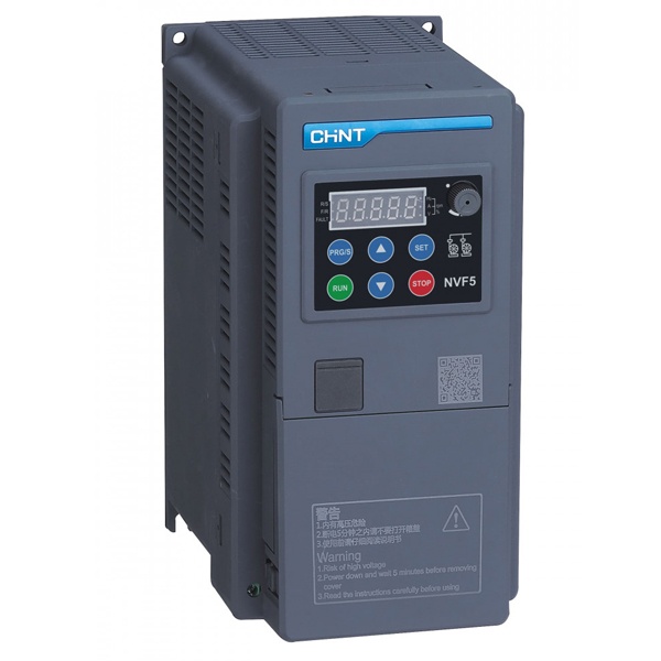 Преобразователь частоты CHINT NVF5-0.75/TD2-B, 0.75кВт, 220В 1Ф тормозной модуль, общий тип
