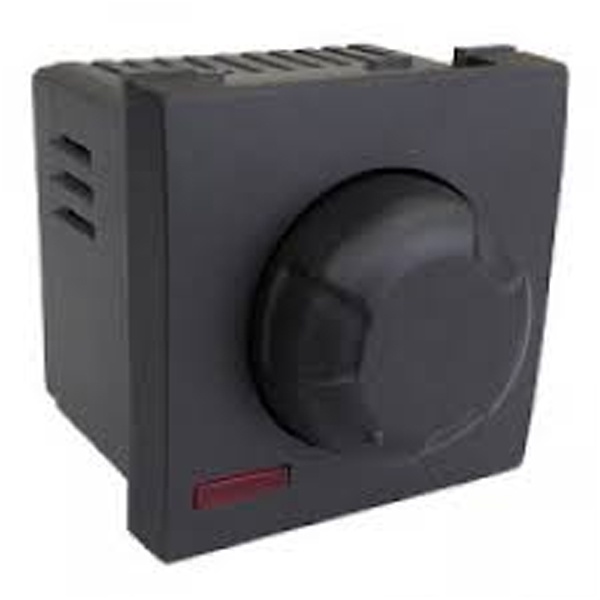 Светорегулятор поворотный нажимной 600 Вт Экопласт LK45 черный бархат