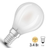 Светодиодная лампа шарик LED SUPERSTAR+ CL P 3,4W (40W) 2700K E14 FR диммируемая филаментная Osram