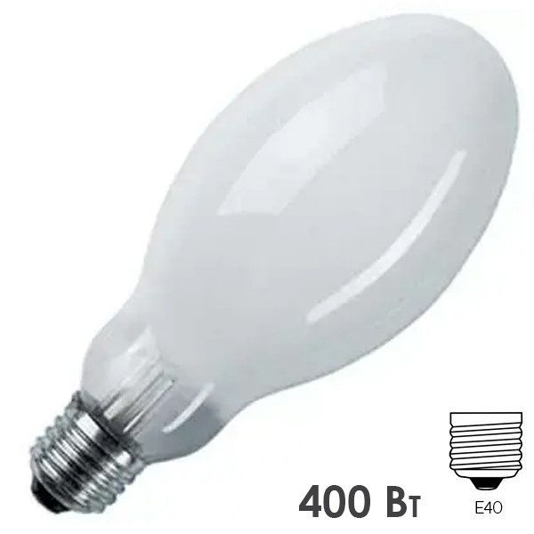 Лампа ртутная газоразрядная ДРЛ 400W E40 высокого давления Лисма