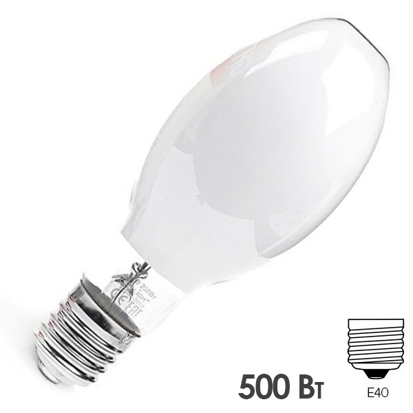 Лампа ртутная ДРВ 500Вт Е40 бездроссельная BELLIGHT