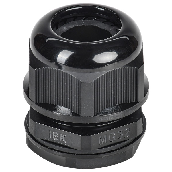 Сальник MG 32 диаметр проводника 18-25мм IP68 IEK, черный