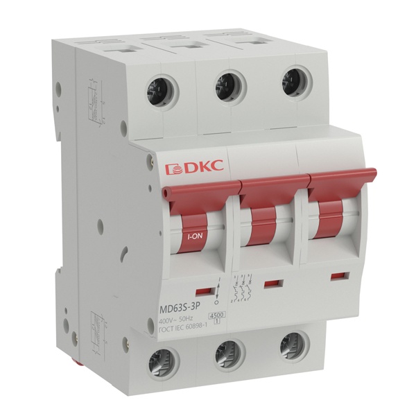 Автоматический выключатель YON max MD63S 10A тип C 3P DKC (автомат электрический)