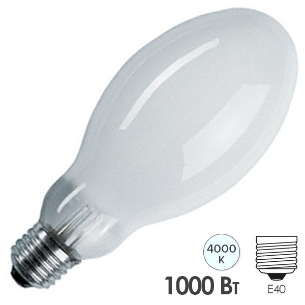 Лампа ртутная газоразрядная HQL 1000W 4000K E40 53000Lm высокого давления (ДРЛ) Foton