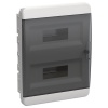 Щит встраиваемый пластиковый ЩРВ-П-24 TEKFOR 24м белый черная прозрачная дверь IP41 IEK (01-02-041)