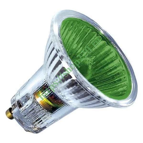 Лампа галогенная BLV Popline Green 50W 35° 220V GU10 зеленый